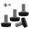 SKIR'CO 4 pcs, Furniture Leveling Feet M10 x 20 mm,