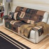 Black Bear & Pines Oversized Sofa Cover