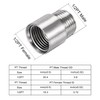 uxcell Shower Head Extension Arm Stainless Steel 1/2PT Male to