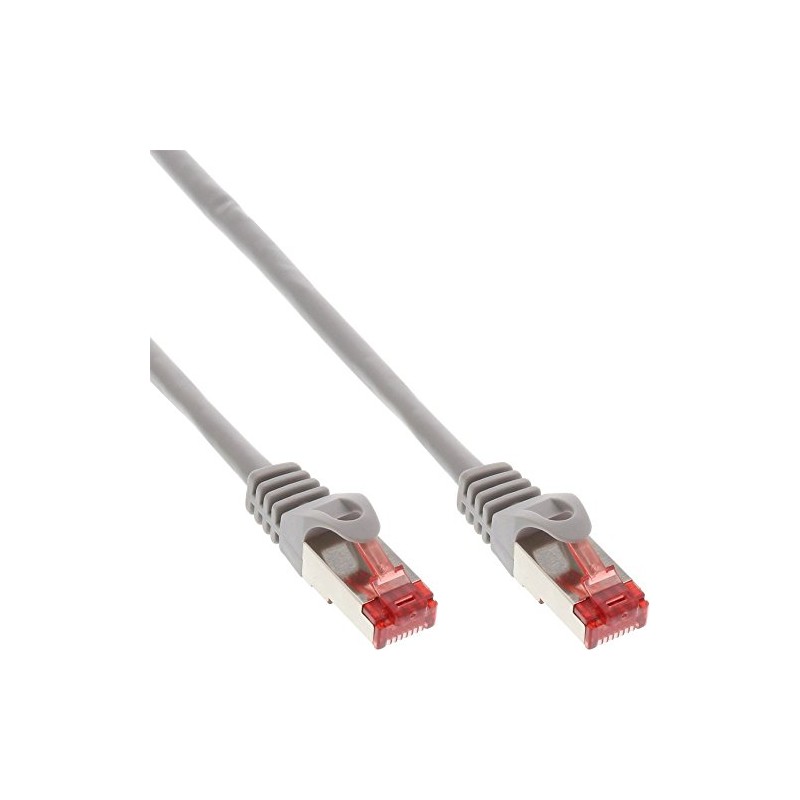 InLine® Patch cord, InLine®, S-STP/PiMF, Cat. 6, grey, 25m