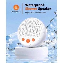 Lenrue Shower Speaker, Bluetooth Waterproof Speaker Wireless