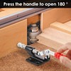 2 Pcs Toggle Latch Clamp Efficient Hold Down Clamp with
