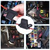 HISports 12V Car Inline Fuse Holder with 30A Middle ATC/ATO