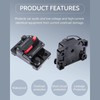 Car Audio Circuit Breaker 12V Waterproof Manual Reset with Fuse