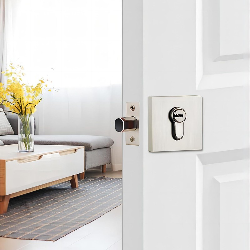 Qrity 1 PCS Single Deadbolt Locks, Thumb Turn Lock, Passage