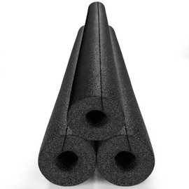 Pangda 3 Pack Pool Noodles 48 Inch Foam Noodles Swim Clamp Jumbo Hollow Foam Large Pre Slit Clamp Protection for Swimming Floating Craft Projects Padding Bumper(Black)