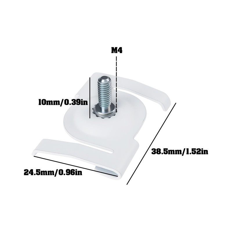 SG Store Pack of 10 M4 Grid Ceiling Clip M4