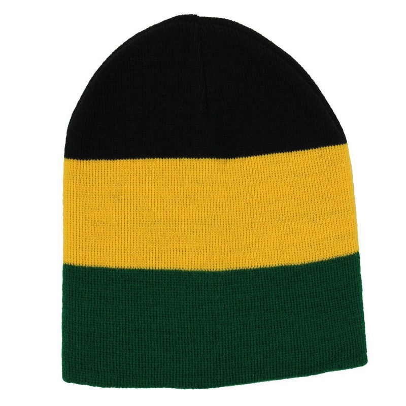 RW Rasta Beanie (Blk/Yellow/Green)