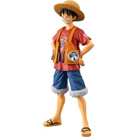 Banpresto Statue Rufy Monkey D. Luffy da One Piece The Red Movie DXF The Grandline Men Height 17 cm