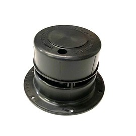 Autmotive Authority Plastic Attic/Plumbing Vent Cover 1-1/2" Pipe Diameter RV Trailer (Black)