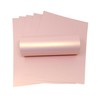 A4 Card Rose Gold Pink with Gold Pearlescent Shimmer Decorative