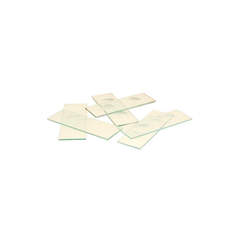 EISCO Microscope Slides with Single Concavity, 10/PK
