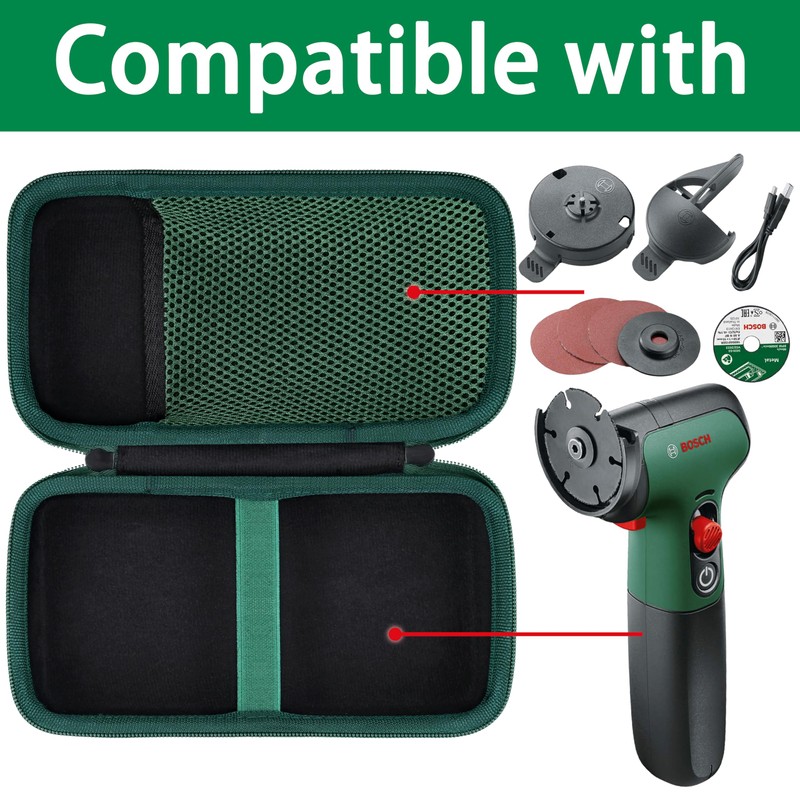 co2CREA Hard Carry Bag for Bosch Mini Angle Grinder EasyCut
