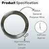 22 Gauge Aluminium Craft Wire - 120 Feet & 0.64mm