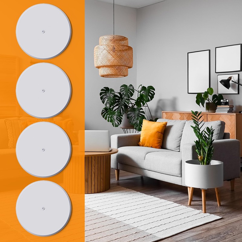 WunoShop 1 Pcs Ceiling Cover Plate, 5 inch Round Outlet