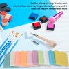Pack of 10 Rubber Carving Blocks, Stamp Carving Blocks, DIY