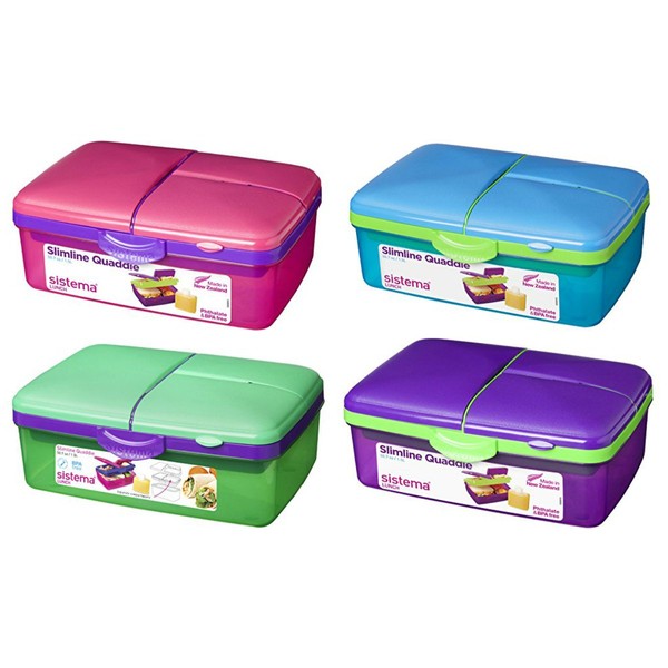 Sistema Itsy Bitsy Slimline Quaddie Lunch Box - (18003965)