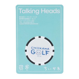Chiikawa Golf Casino Marker Sea Otter 2409-CKG014WH00 (White x Black/FF/Men's, Lady's)