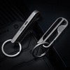 KeyUnity Keychain, Men's, Carabiner, Popular KM03, Belt Clip, Titanium, Lightweight,