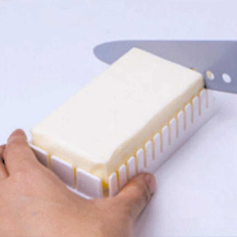 Skater Butter Case, Butter Container, Butter Cutter, Guide Included, Miffy