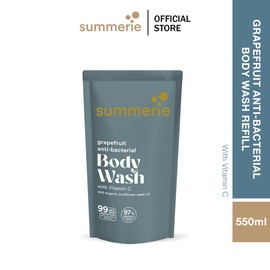 Summerie Grapefruit Anti-Bacterial Body Wash with Vitamin C Refill Pack (550ml)