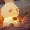 Rabbit Patting Light Silicone Lovely Adjustable Brightness Small Bunny Bed