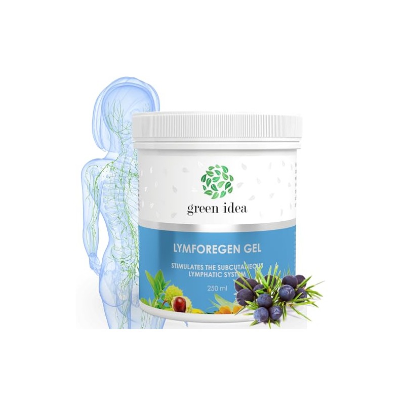 Green Idea Lymforegen Cooling Gel Lymphatic Drainage Massage 250 ml