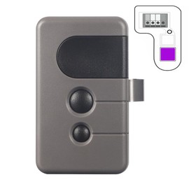 Replacement for Sears Craftsman HBW2028 LiftMaster 370LM 371LM Garage Door Opener Remote Control 315mhz with Purple Learn Button