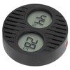 Round Hygrometer Thermometer ℃/℉ Digital Display High Accuracy Cigar Box
