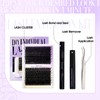 Eyelash Extensions Set, 12-16 mm, 60D + 80D D-Curl, Individual
