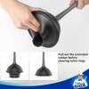 MR.SIGA Toilet Plunger and Bowl Brush Combo for Bathroom Cleaning,