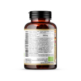 Organic Maca Capsules, 500mg - 180 Capsules. Gelatinised, Natural and Pure, from Organic Peruvian Maca Root. Vegetarian and Vegan Friendly. NaturaleBio