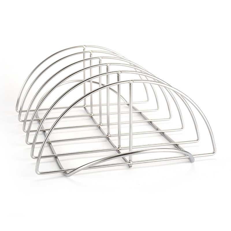 Stainless Steel Barbecue Bracket Rib Rack Barbecue Grilling Rack Non
