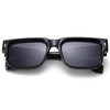 Revemo Rectangle Sunglasses Retro Style - Thick Frame UV Protection