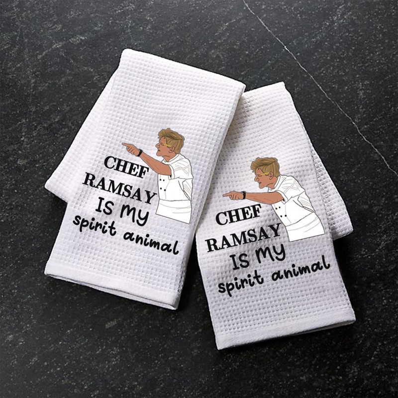Hk Chef Ramsay Kitchen Towel Cooking Show Gifts Chef Ramsay