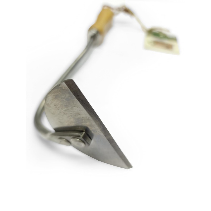 Greenman Traditional Onion Hoe Ash Handled Stainless Steel 35cm (14")