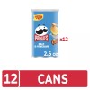 Pringles Salt and Vinegar Potato Crisps 2.5oz Pack of 12