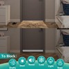 MAXTID White Door Draft Stopper Adjustable 32, 34, 36, up