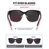 MEETSUN Oversized Fit Over Glasses Sunglasses for Women Trendy Large