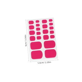 FOMIYES Nail Art Patches Toe Nail Stickers Set 8 Sheets Designs for Women Girls