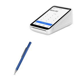 BoxWave Stylus Pen Compatible with Square Terminal POS - FineTouch Capacitive Stylus, Super Precise Stylus Pen - Lunar Blue