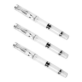 DOITOOL 3Pcs Portable Calligraphy Brush Pens Set for Beginners Refillable Fountain Pen Watercolor Brushes for Art Drawing and Hand Lettering