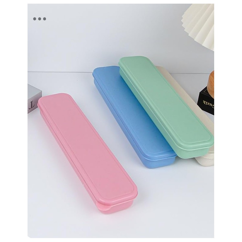 1pcs Portable Flatware Box Travel Tableware Storage Case, Travel Utensils