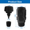 Aoserge 25PSI Drip Irrigation Faucet Adapter Kit, 2pcs 3/4" FHT