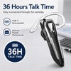 Sellwell Sliver Bluetooth Earpiece with Mic, Mono Wireless Headset, 30H
