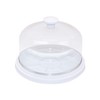 BERGEON 30097-BC Plastic Stackable Dust Cover White Transparent 6 Compartments,