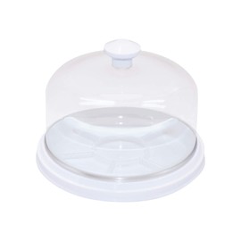 BERGEON 30097-BC Plastic Stackable Dust Cover White Transparent 6 Compartments, Classic