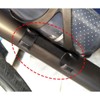 ANCLLO Plastic Black Mountain Bike Pump Holder Lightweight Easy Install