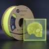 Polymaker PolyLite Luminous PLA Filament, Luminous Yellow 1.75mm 3D Printing