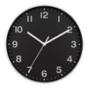 Made By Design 10" Brushed Aluminum Frame Wall Clock -